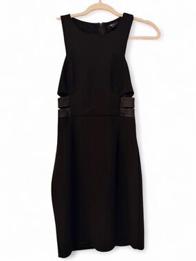 Alt. B Black Cutout Bodycon Midi Dress – Size Medium